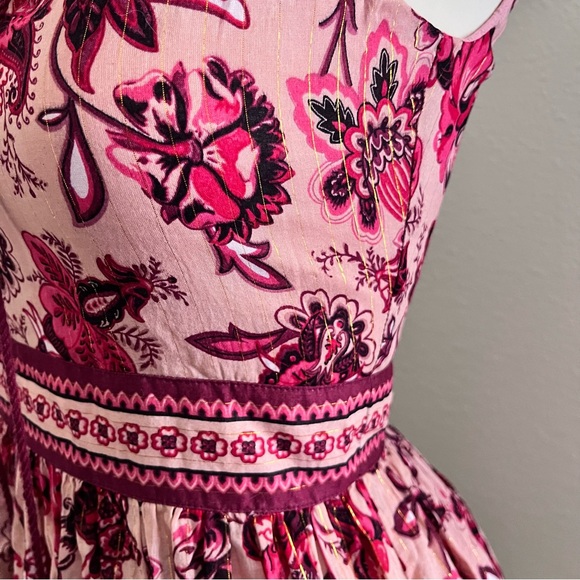 Kate Spade Paisley in Bloom Dress Conch Shell Size 0 - Picture 6 of 14